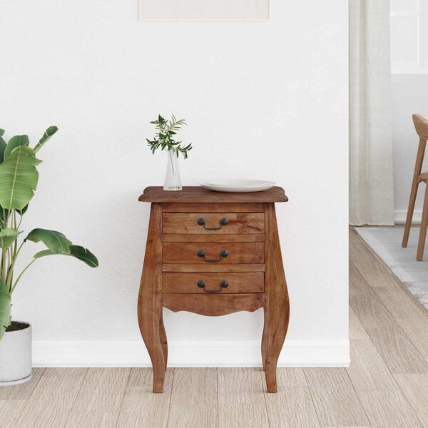 vidaXL Oppbevaringskiste 48 x 35 x 64 cm Massiv Mahogni Tre