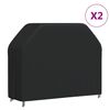 vidaXL Grilltrekk 2 stk 162x61x122 cm 420D oxfordstoff