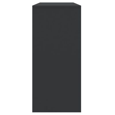 vidaXL Konsollbord svart 100x35x76,5 cm sponplate
