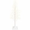 vidaXL Stjerneformet juletre Hvit 17 x 17 x 120 cm Plast 240 LED-lys