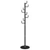 vidaXL Stumtjener svart 183 cm pulverlakkert jern