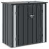 vidaXL Hage Lagringsboks Svart 101,5 x 57 x 100,5 cm St&aring;l