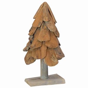 vidaXL Juletre Brun 61 cm Heltre teak