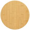 vidaXL Bordplate &Oslash;50x1,5 cm bambus