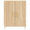 vidaXL Highboard sonoma eik 69,5x34x180 cm konstruert tre