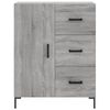 vidaXL Highboard gr&aring; sonoma 69,5x34x180 cm konstruert tre