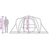 vidaXL Kuppeltelt for camping 6 personer blå vanntett