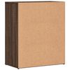 vidaXL Skjenk brun eik 60x31x70 cm konstruert tre