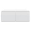 vidaXL Salongbord høyglans hvit 80x80x31 cm konstruert tre