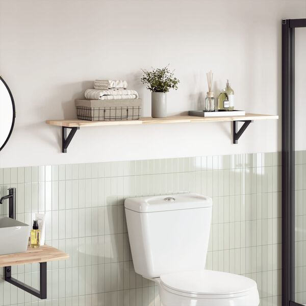 vidaXL Bordplate 120x30x2 cm rektangul&aelig;r heltre akasie