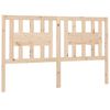 vidaXL Sengegavl 141x4x100 cm heltre furu