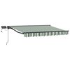 vidaXL Manuell markiseramme med LEDs 3,5 x 2,5 m