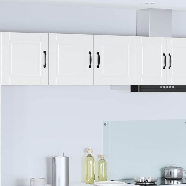 vidaXL Kj&oslash;kkenskap med hylle Hvit 80 x 31 x 40 cm Konstruert tre