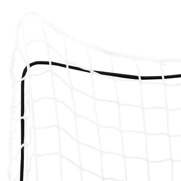 vidaXL Tilhengernett med elastisk tau hvit 2,5x1,5 m PP