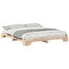 vidaXL Sengestamme Brun 180 x 220 cm Massiv furu