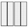 vidaXL Insekt d&oslash;rforheng 210 x 100 cm 2 stk magnet svart
