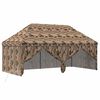 vidaXL Pop-up Gazebo med 4 Sidevegger 3 x 6 m Skog camo