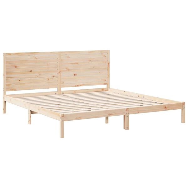 vidaXL Ekstra lang sengeramme uten madrass 180x210 cm heltre