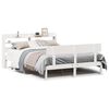vidaXL Sengeramme uten madrass hvit 160x200 cm heltre furu