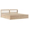 vidaXL Sengeramme med hodegavl 180x200 cm heltre furu