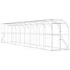 vidaXL H&oslash;nsehus Mot Vegg S&oslash;lv 600 x 150 x 215 cm Galvanisert st&aring;l