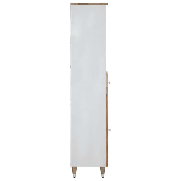 vidaXL Baderomsskap 38x33,5x160 cm heltre mango