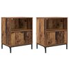 vidaXL Nattbordskap 2 stk. Gammelt tre 49 x 36 x 61 cm Konstruert tre