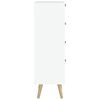 vidaXL Highboard med skuffer 40x30x95 cm konstruert tre