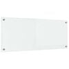vidaXL Kjøkkenbakplate Gjennomsiktig 100 x 40 cm herdet glass