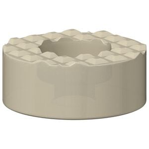 vidaXL Stolebein gulvbeskyttere 2 stk. Gjennomsiktig &Oslash; 15 x 16 mm PVC