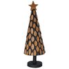 vidaXL Juletre med stativ Brun 90 cm Heltre teak