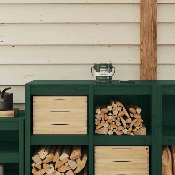 vidaXL Tremaling grønn 16,5 x 16,5 x 16 cm Veggdart