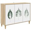 vidaXL Serviesskap HANAU Sonoma 102 x 33 x 75 cm Konstruert tre
