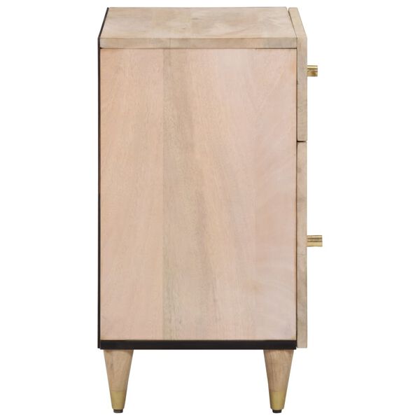 vidaXL Nattbord 50x33x60 cm heltre mango