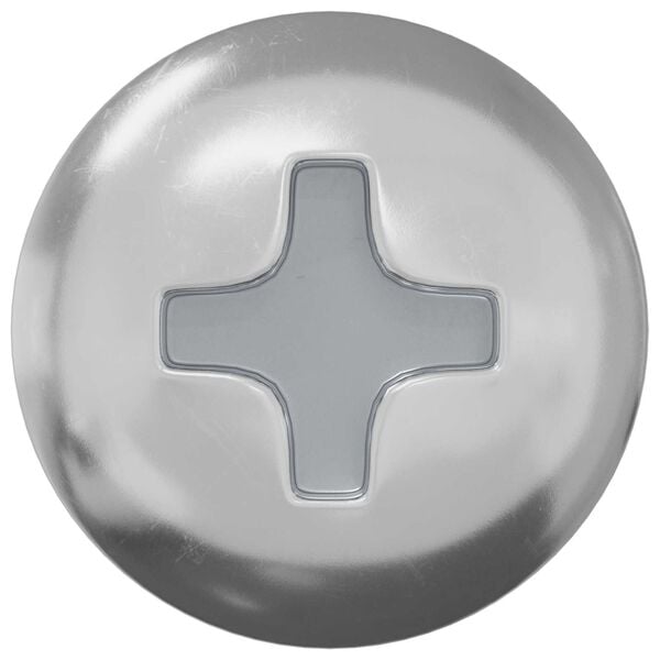 vidaXL Skrue 12 pcs s&oslash;lv M4 x 16 mm St&aring;l