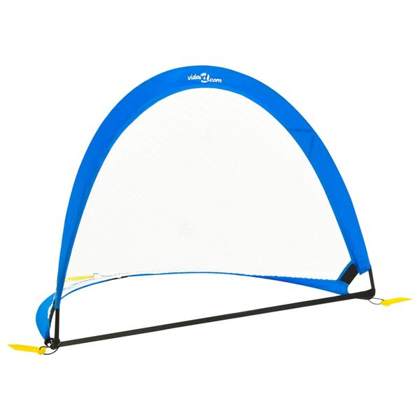 vidaXL Fotballmål for barn 2 stk oppbevaringspose 119x82x84,5 cm