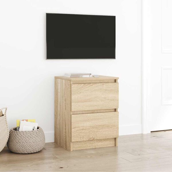 vidaXL TV-benk sonoma eik 40x35x54 cm konstruert tre