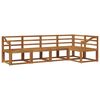 vidaXL Sofa sett 5 pcs Naturlig