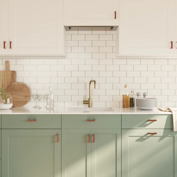 vidaXL Skaph&aring;ndtak 10 stk bronse 64 mm rustfritt st&aring;l