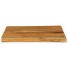 vidaXL Bordplate 70x40x2,5 cm naturlig kant heltre mango