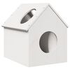 vidaXL Kattehus hvit 41x50x50 cm heltre furu