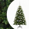 vidaXL Kunstig juletre med kuler 120 cm 150 LED-lys Varmhvit