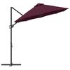 vidaXL Parasoll Bordeaux R&oslash;d 372 x 198 x 243 cm Polyester og aluminium