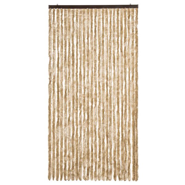 vidaXL Fluegardin beige 100x230 cm chenille