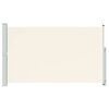 vidaXL Uttrekkbar sidemarkise 180x300 cm kremhvit
