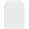vidaXL TV Veggskap Veggmontert Hvit 59,5 x 31 x 40 cm Konstruert tre