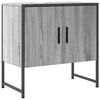 vidaXL Servantskap gr&aring; sonoma 60x33x60 cm konstruert tre