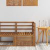 vidaXL Ute Hj&oslash;rnesofa Solid akasietre Naturlig 63 x 63 x 73 cm