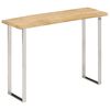 vidaXL Konsollbord med naturlig kant 105x33x76 cm heltre akasie