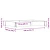 vidaXL Pallekarmer 150x100 cm heltre furu